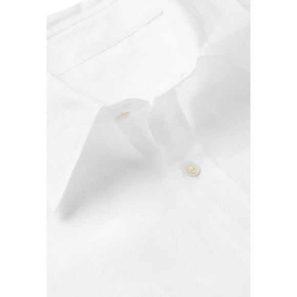 ANDERSON & SHEPPARD Linen White button Shirt - Picture 6 of 6